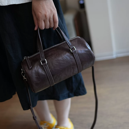 李記 | 原創手工真皮 | 極簡輪廓の圓筒包ls170號