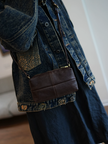 李記 | 原創手工真皮 | 美式復古い手機包ls184號