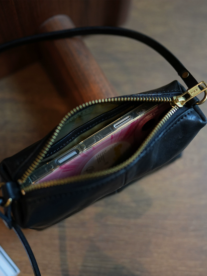 李記 | 原創手工真皮 | 美式復古い手機包ls184號