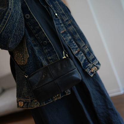 李記 | 原創手工真皮 | 美式復古い手機包ls184號