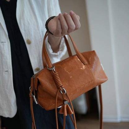 李記 | 原創手工真皮 | 簡約通勤體面之選の枕頭包ls258號