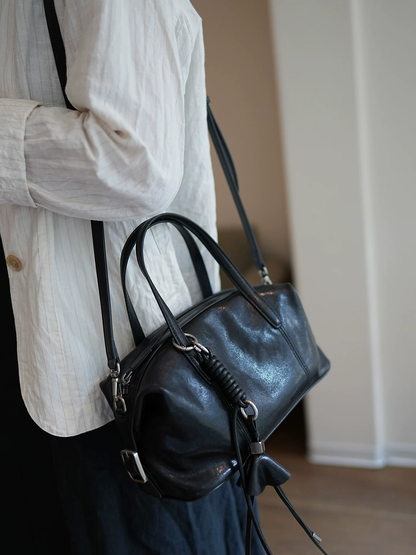 李記 | 原創手工真皮 | 簡約通勤體面之選の枕頭包ls258號