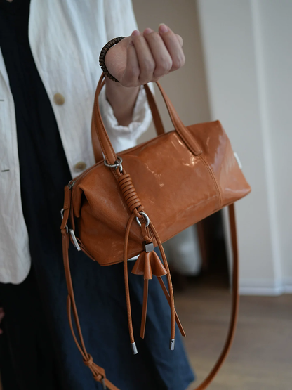 李記 | 原創手工真皮 | 簡約通勤體面之選の枕頭包ls258號