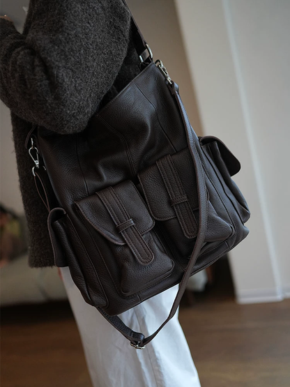 李記 | 原創手工真皮 | 縦型い本革製品で大容量包ls287號