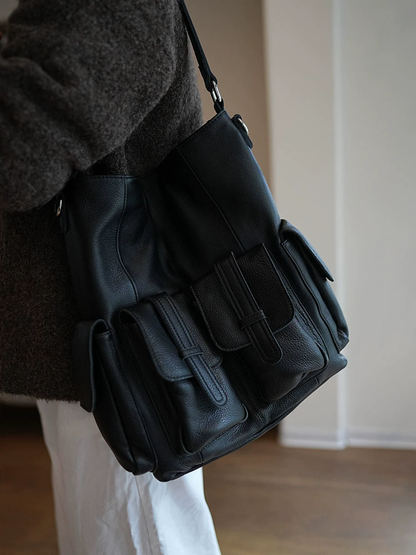 李記 | 原創手工真皮 | 縦型い本革製品で大容量包ls287號