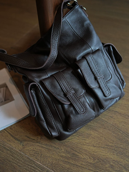 李記 | 原創手工真皮 | 縦型い本革製品で大容量包ls287號