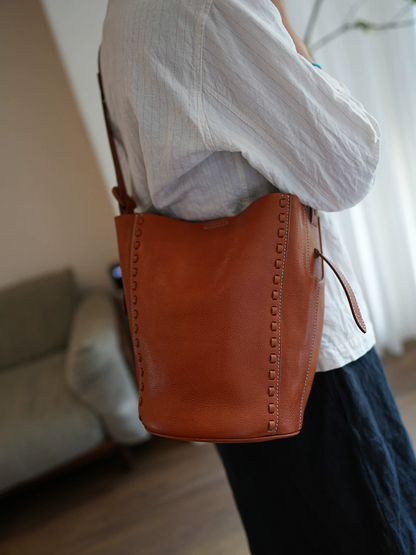 李記 | 原創手工真皮 | 法式慵懶腔調の托特包ls346號