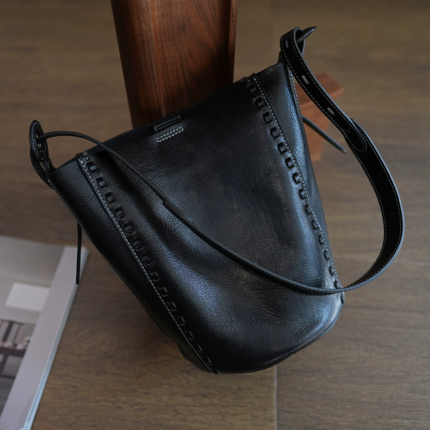 李記 | 原創手工真皮 | 法式慵懶腔調の托特包ls346號