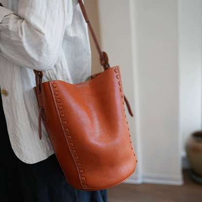 李記 | 原創手工真皮 | 法式慵懶腔調の托特包ls346號