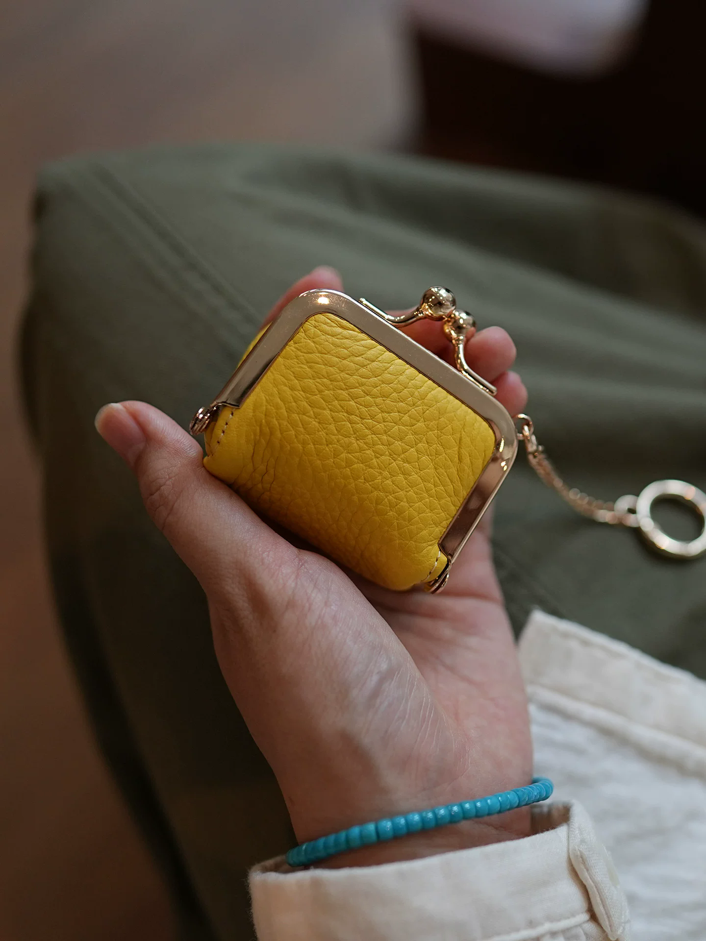 李記 | 原創手工真皮 | 隨身便捷ス首飾小銭収納ポ小掛包ls41號