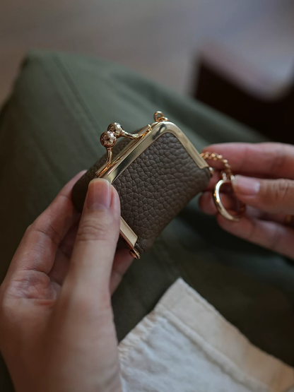 李記 | 原創手工真皮 | 隨身便捷ス首飾小銭収納ポ小掛包ls41號