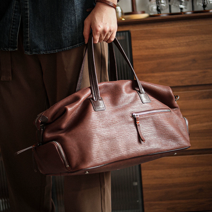 李記 | 原創手工真皮 | 高階【鬆弛垂感】差旅包ls452號