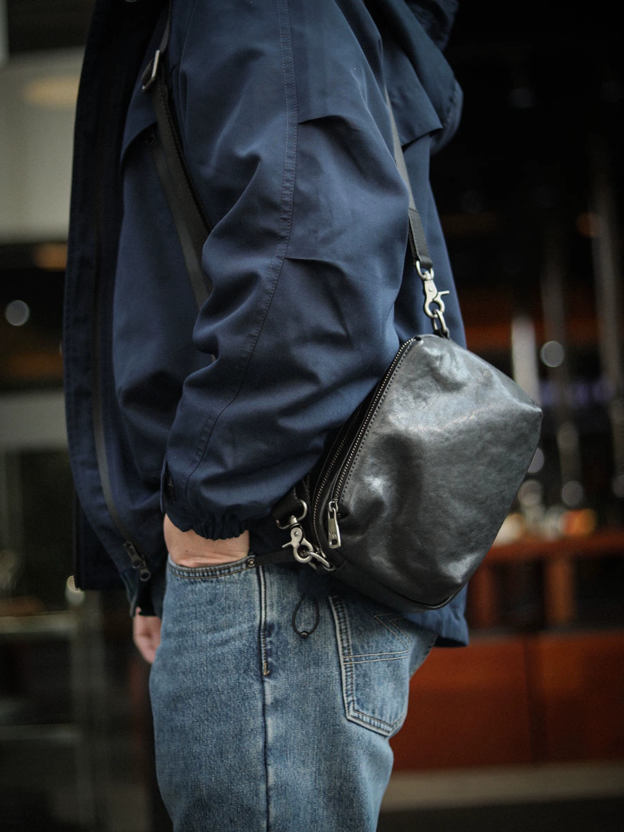 李記 | 原創手工真皮 | 小眾品位&彰顯鬆弛感の斜唄包ls6803號