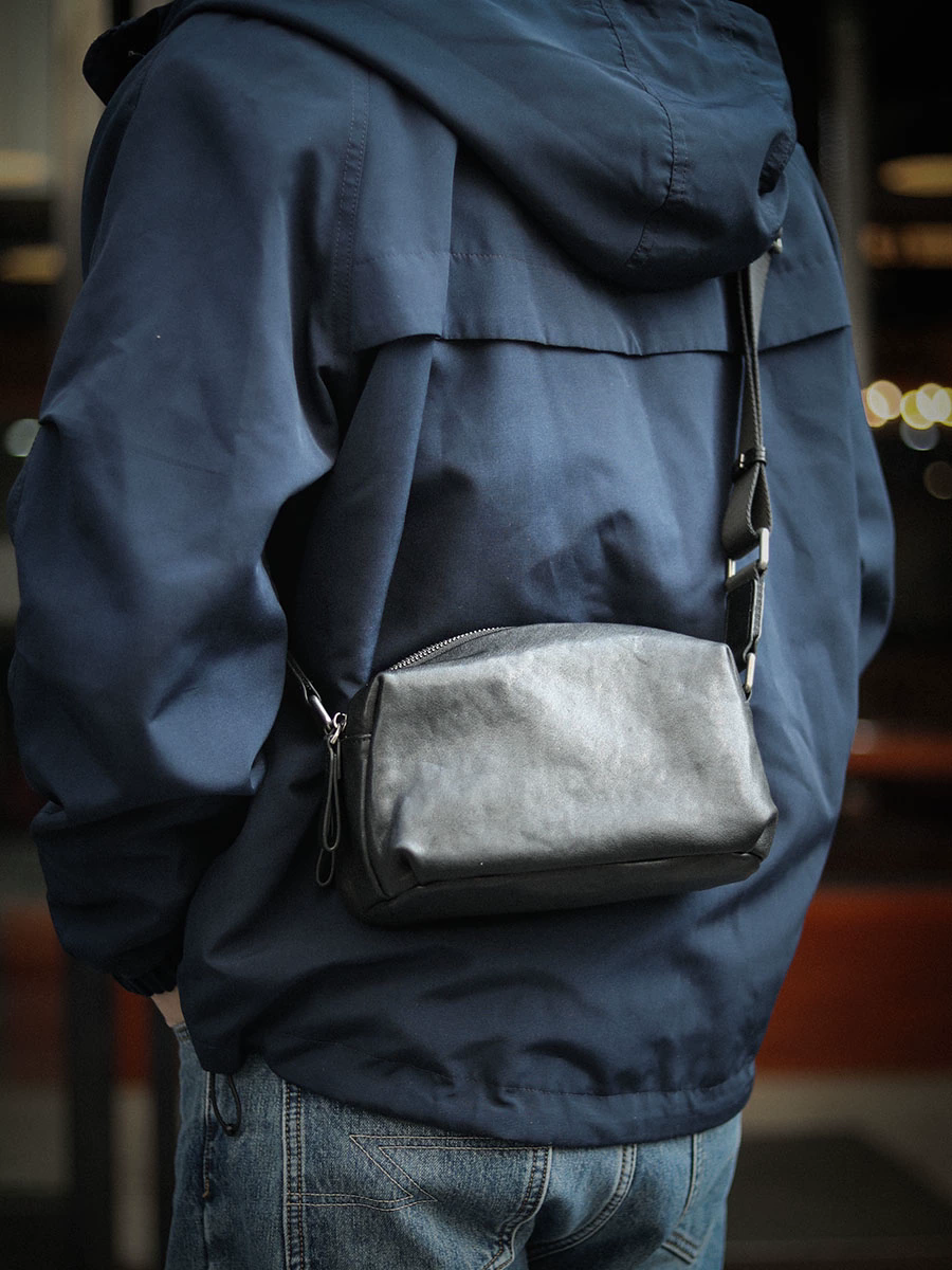 李記 | 原創手工真皮 | 小眾品位&彰顯鬆弛感の斜唄包ls6803號