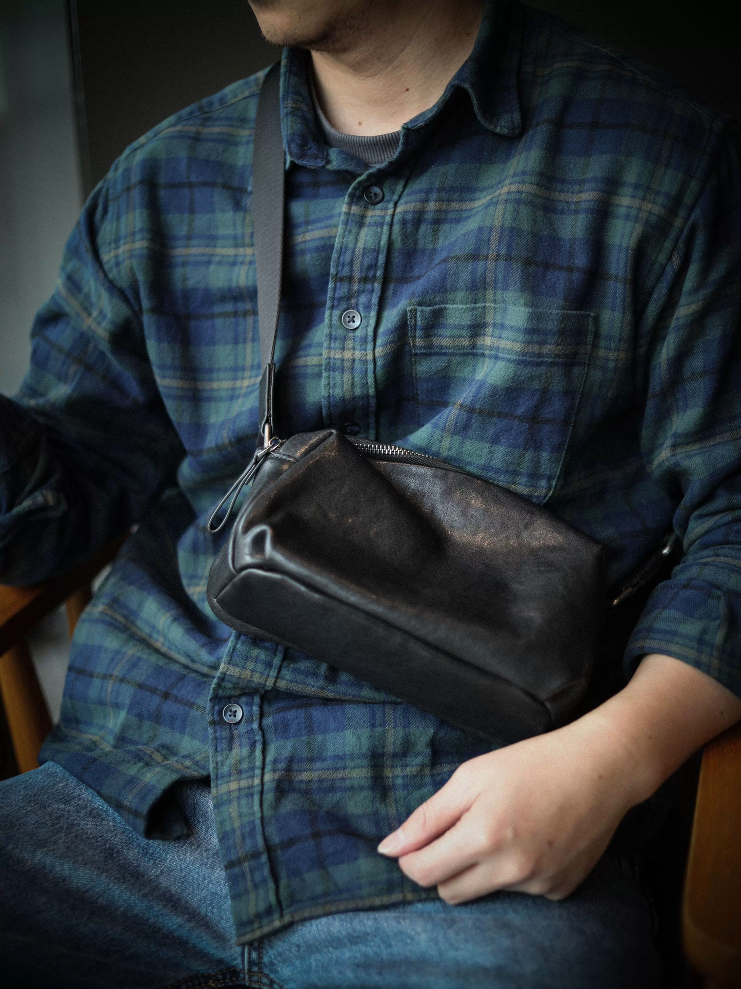 李記 | 原創手工真皮 | 小眾品位&彰顯鬆弛感の斜唄包ls6803號