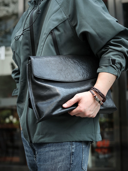 李記 | 原創手工真皮 | 簡簡單單の通勤包ls8185號