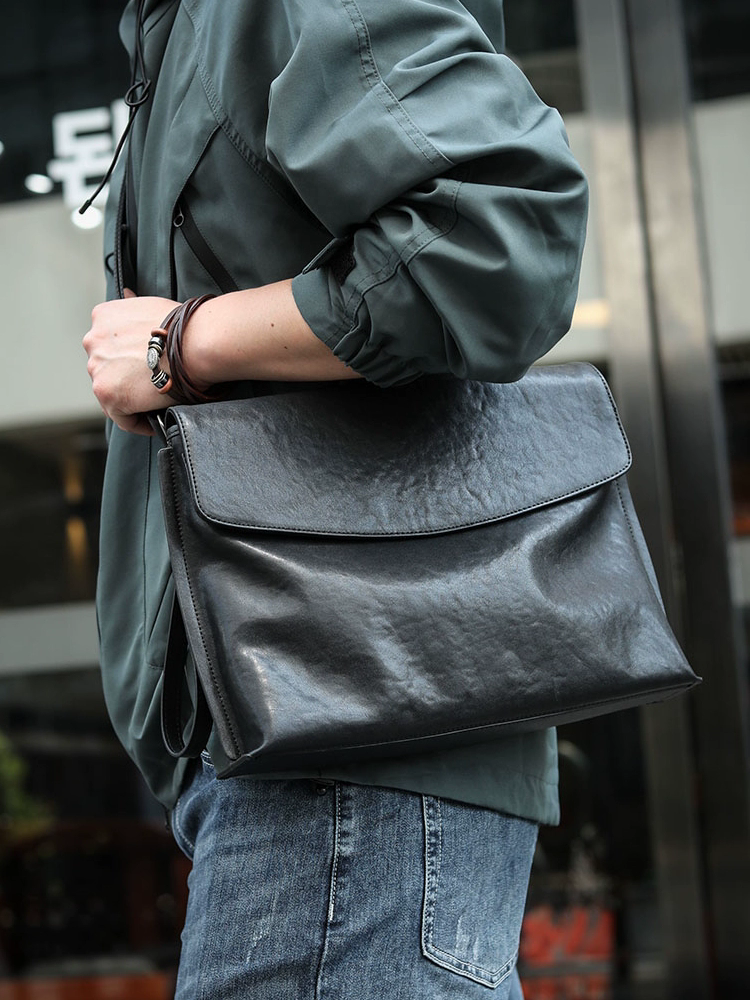 李記 | 原創手工真皮 | 簡簡單單の通勤包ls8185號