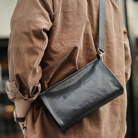 Li Ji | Original handmade genuine leather | Imported first-layer natural plant casual bag No. ls8210 