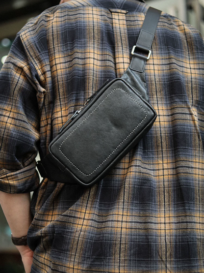 李記 | 原創手工真皮 | 低調至簡設計風の小包ls8239號