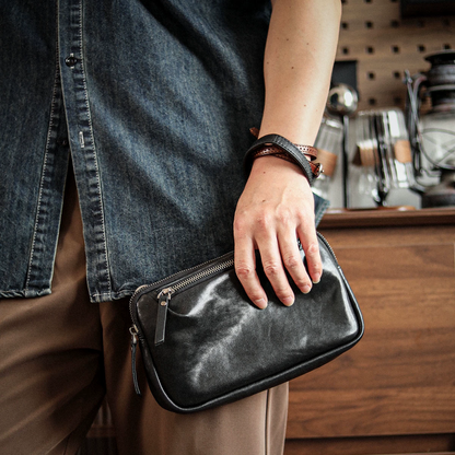 李記 | 原創手工真皮 | 兩用版型【都市隨行】兩用包ls8303號