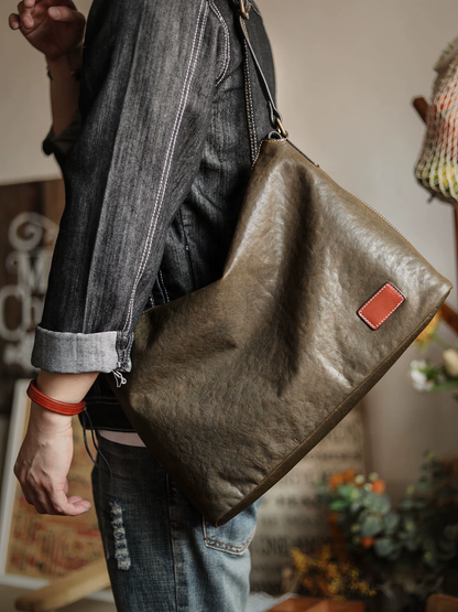 李記 | 原創手工真皮 | 低調微奢性價比出眾の通勤包ls8908-1號