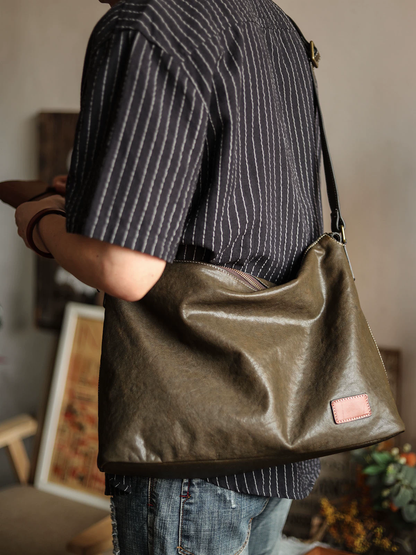 李記 | 原創手工真皮 | 低調微奢性價比出眾の通勤包ls8908-1號