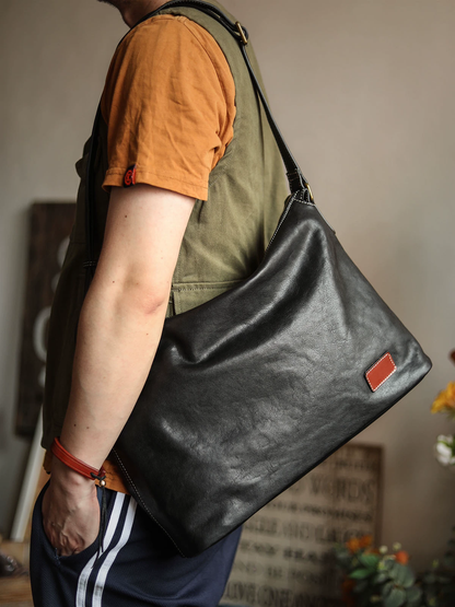 李記 | 原創手工真皮 | 低調微奢性價比出眾の通勤包ls8908-1號