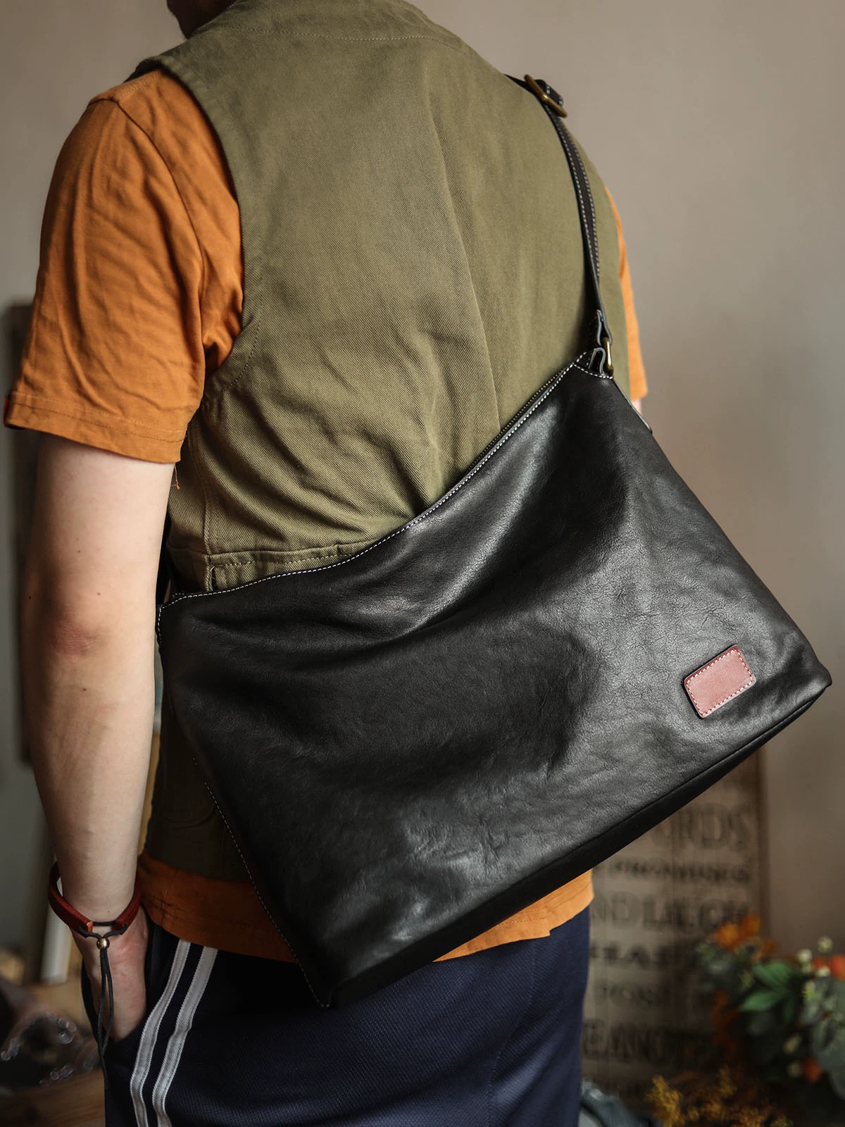 李記 | 原創手工真皮 | 低調微奢性價比出眾の通勤包ls8908-1號