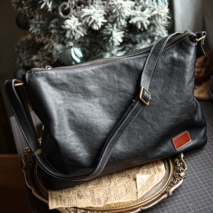 李記 | 原創手工真皮 | 低調微奢性價比出眾の通勤包ls8908-1號