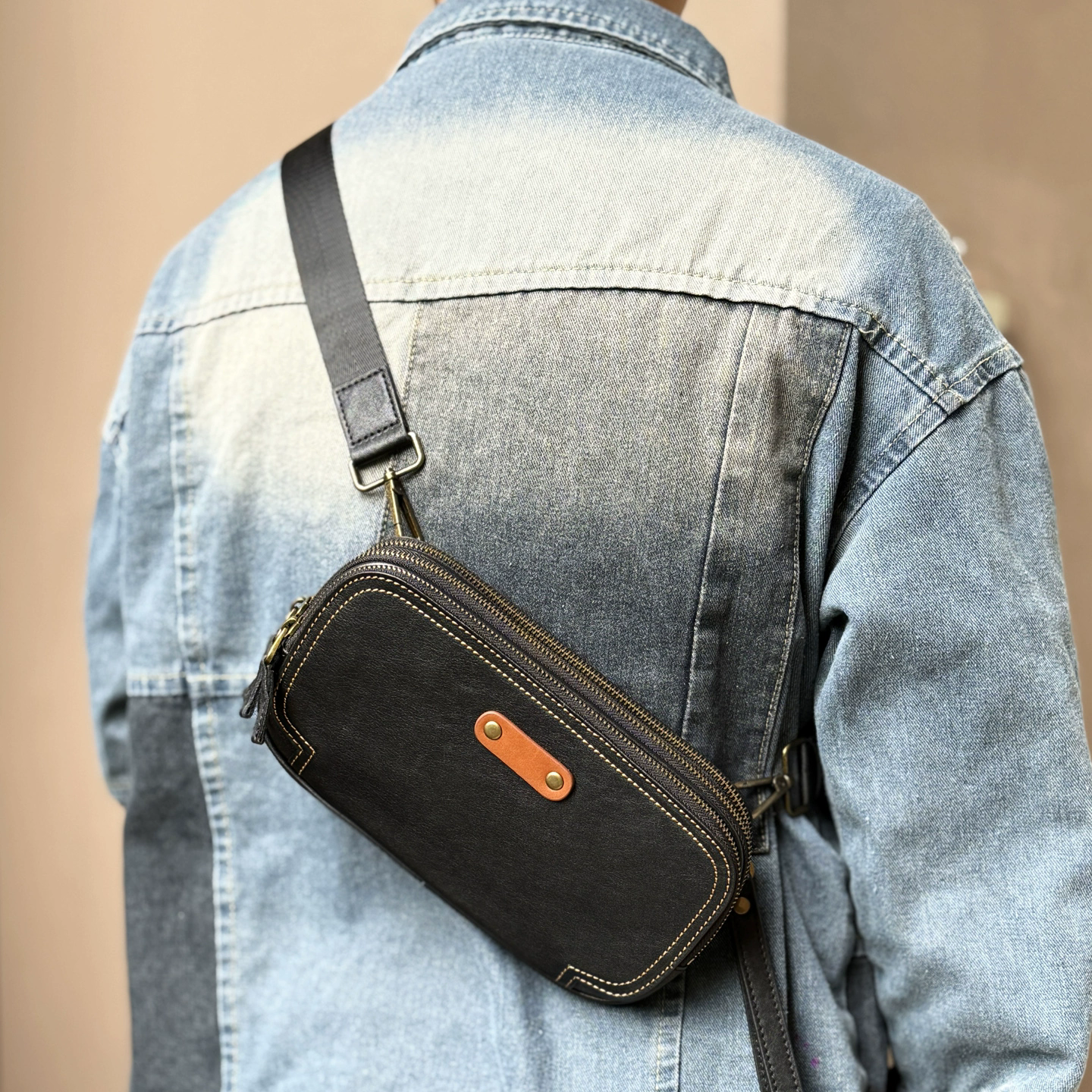 李記 | 原創手工真皮 | 多機能グ 高級感の手機包m173號