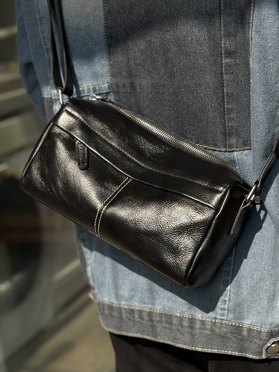 李記 | 原創手工真皮 | 輕便出行の斜唄包m197號