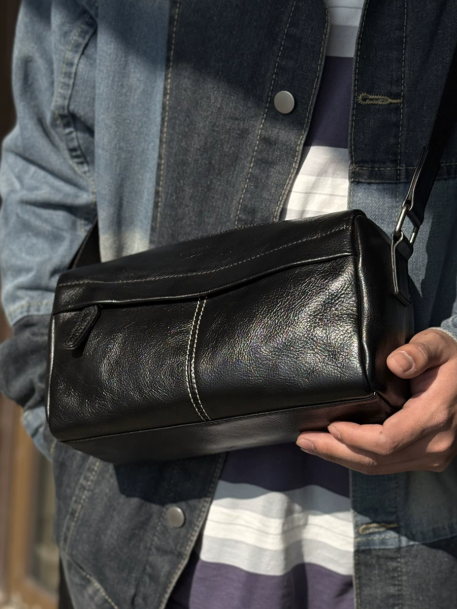 李記 | 原創手工真皮 | 輕便出行の斜唄包m197號