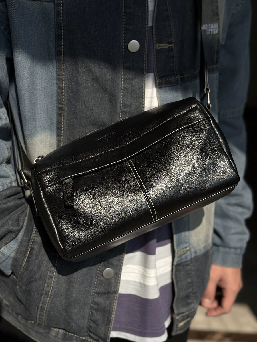 李記 | 原創手工真皮 | 輕便出行の斜唄包m197號