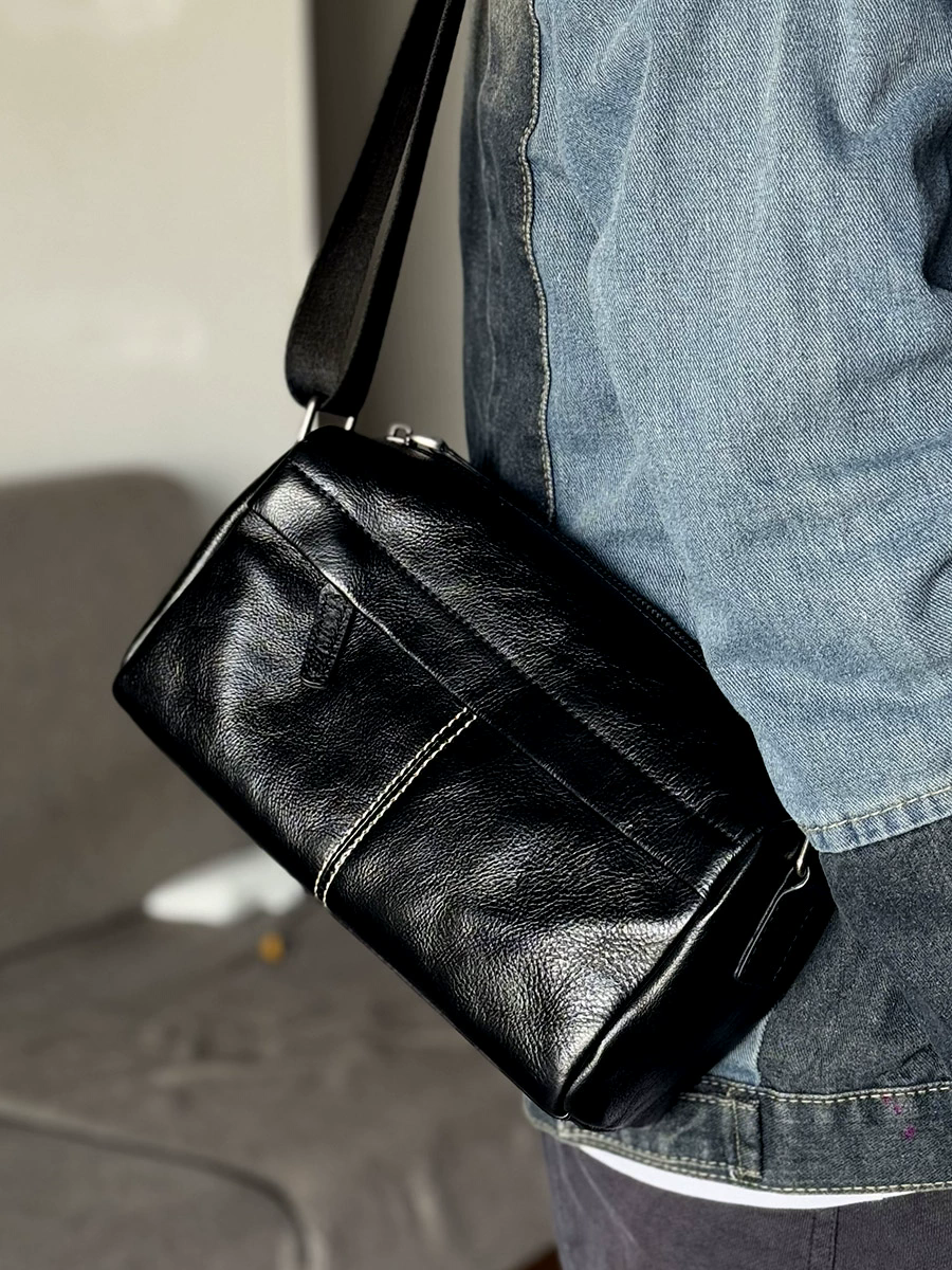 李記 | 原創手工真皮 | 輕便出行の斜唄包m197號