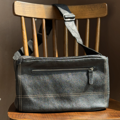 李記 | 原創手工真皮 | 橫款植鞣皮の豆腐包m304號