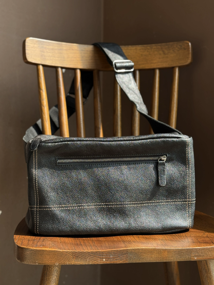 李記 | 原創手工真皮 | 橫款植鞣皮の豆腐包m304號