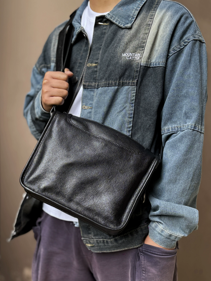 李記 | 原創手工真皮 | 美しく実用的斜唄包m2124號