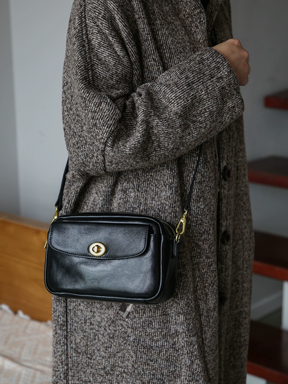 李記 | 原創手工真皮 | 英倫feel~簡約高級の斜唄包m269號