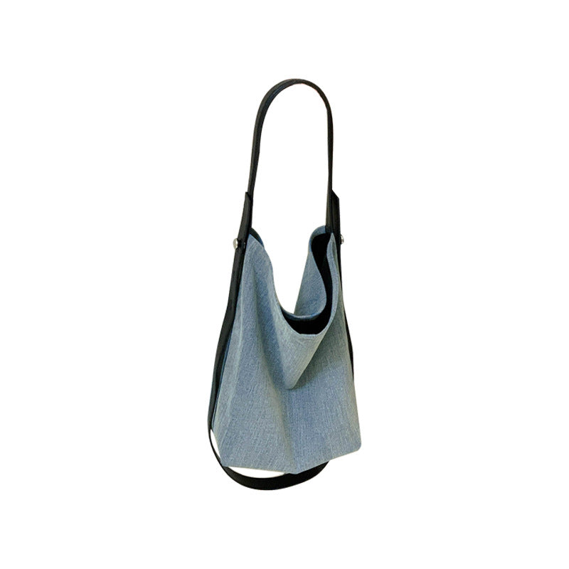 李記 | 原創手工真皮 | 慵懶風い亞麻帆布で托特包m387號