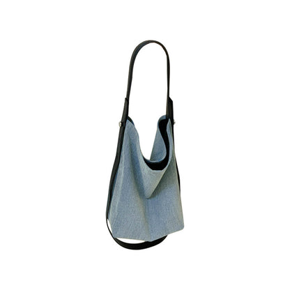 李記 | 原創手工真皮 | 慵懶風い亞麻帆布で托特包m387號