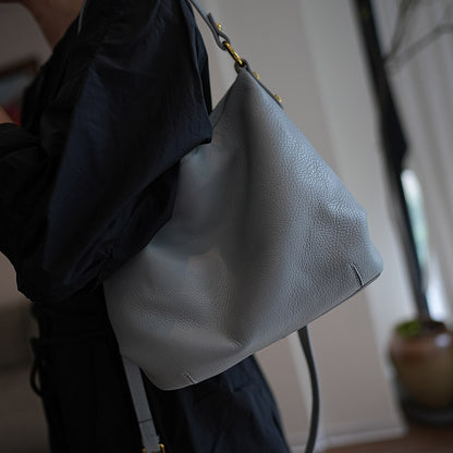 Li Ji | Original handmade leather | First-layer soft cowhide Japanese style practical handbag md230 