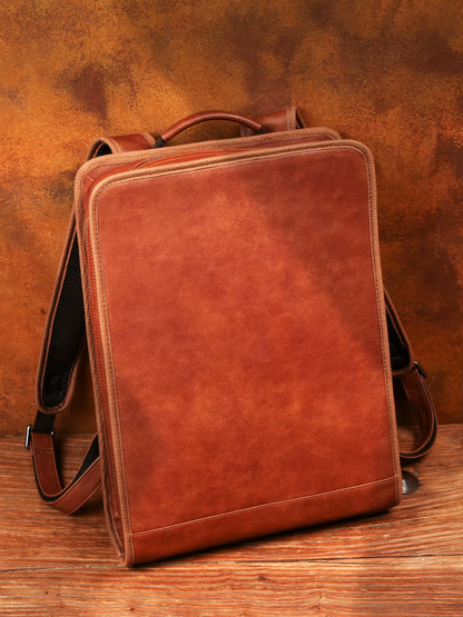 李記 | 原創手工真皮 | 不張揚の高級感後背包ms1121號