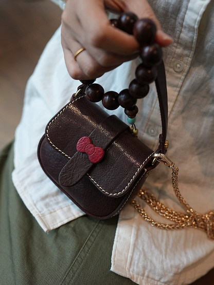 李記 | 原創手工真皮 | 搭配單品い小巧可愛の斜唄包ms128號