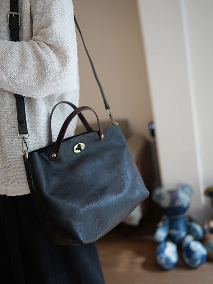 李記 | 原創手工真皮 | 品質が優れ皮革製品お通勤包MS238號