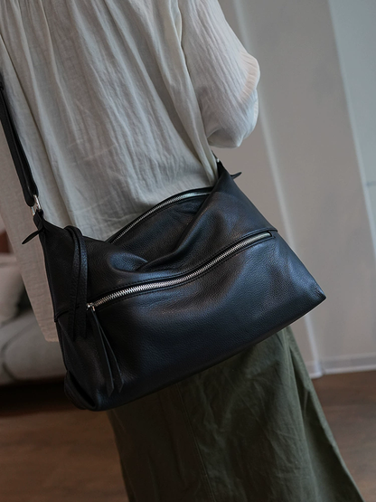 李記 | 原創手工真皮 | 日系休閒隨性の斜唄包ms252號