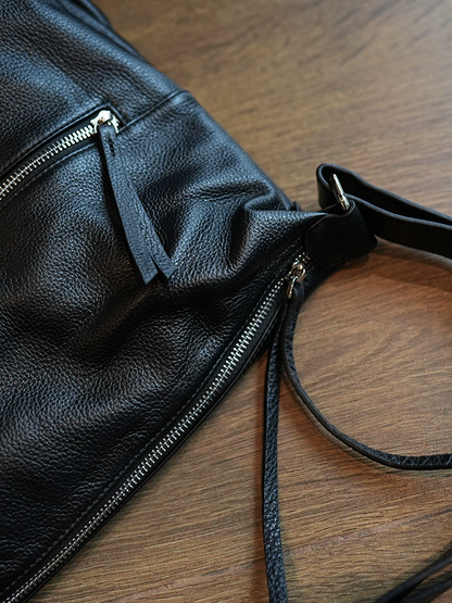 李記 | 原創手工真皮 | 日系休閒隨性の斜唄包ms252號