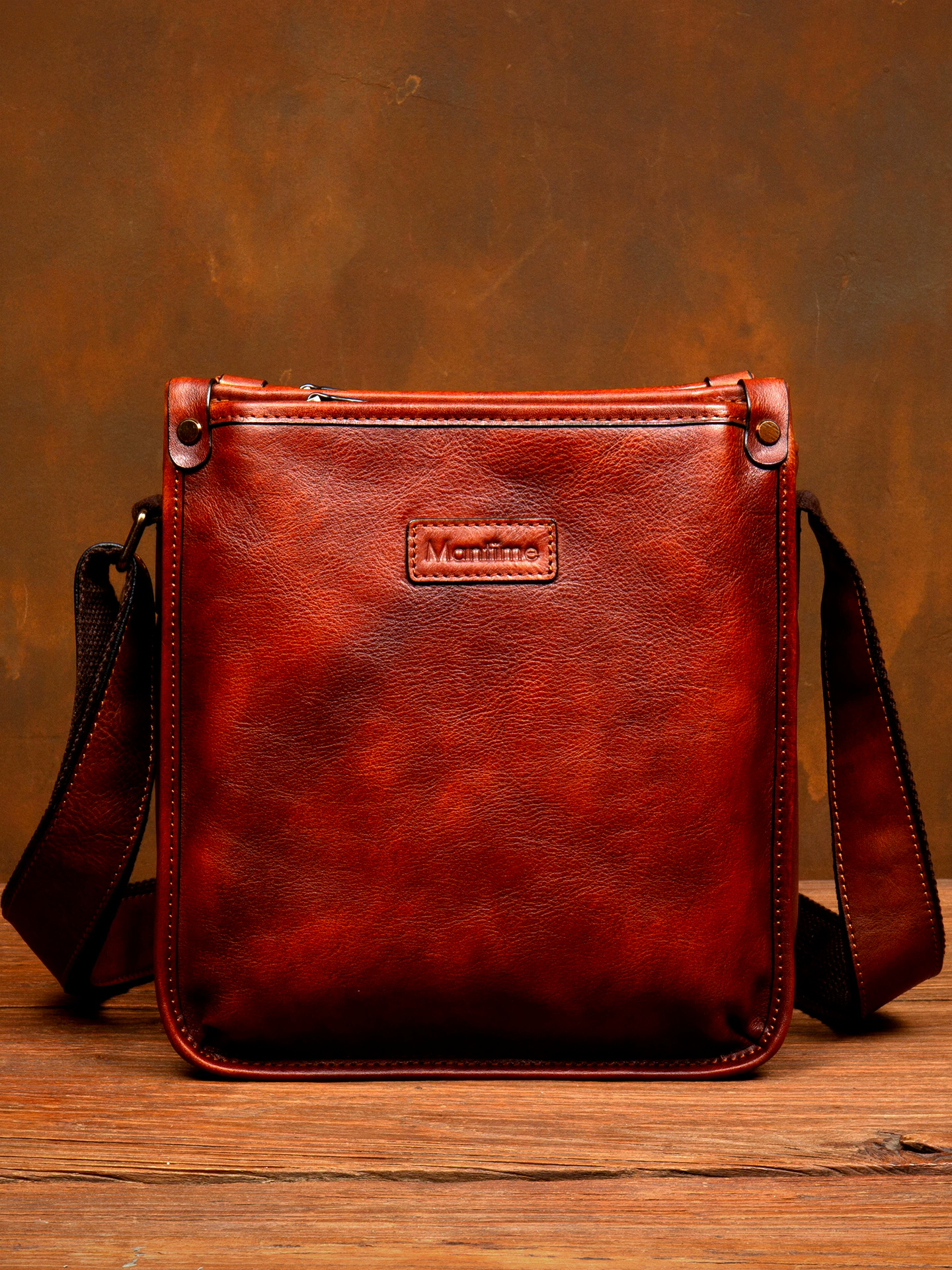 李記 | 原創手工真皮 | 美觀又實用の斜唄包ms273號