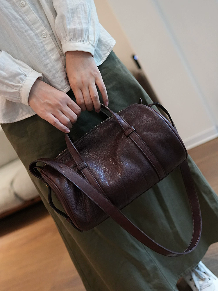 李記 | 原創手工真皮 | 超顯氣質高級の植鞣皮包ms315號