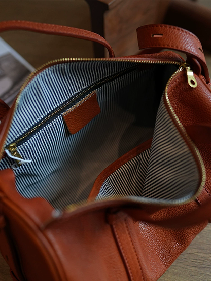 李記 | 原創手工真皮 | 超顯氣質高級の植鞣皮包ms315號