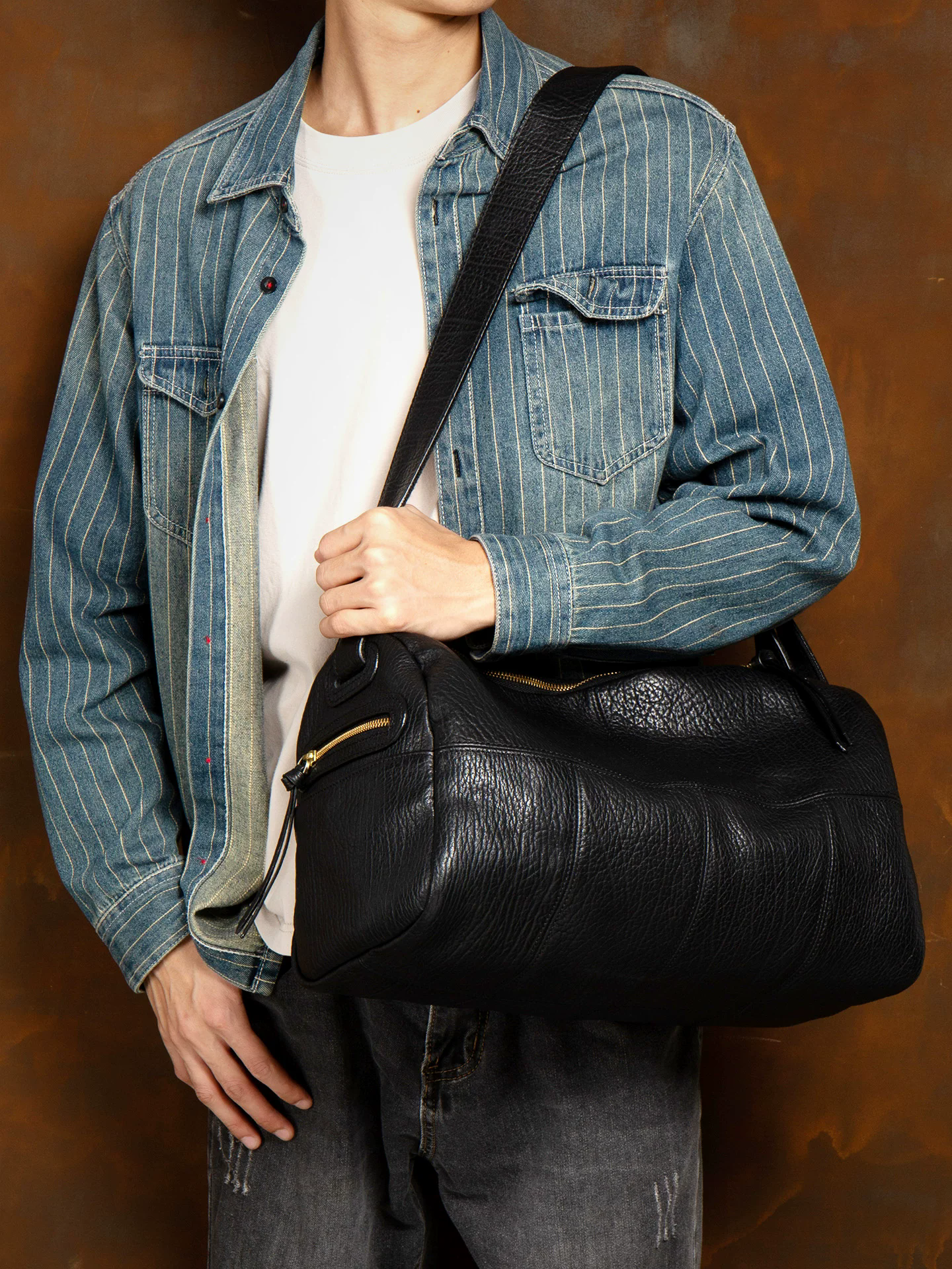 李記 | 原創手工真皮 | 質感上乘の斜唄包ms333號